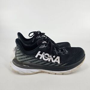 Hoka mens mach 5 running shoes black 9 9d marathon
